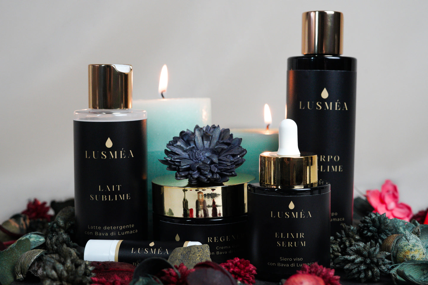 Lusméa - Latte Detergente con Olio d'Oliva e Bava di Lumaca